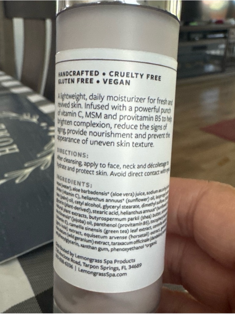 Vitamin C Face Crème — Cream Hydrating Moisturizer - Picture 3 of 4